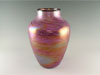Tom Stoenner Pink Irridescent Vase